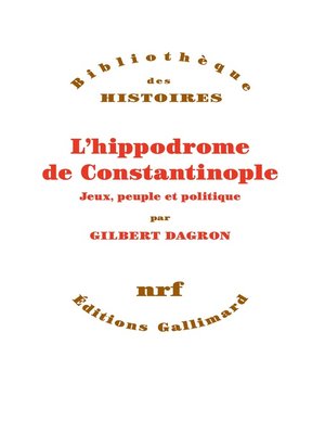 cover image of L'hippodrome de Constantinople. Jeux, peuple et politique